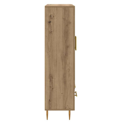 vidaXL Highboard with Drawer Artisan Oak 69.5 x 31 x 115 cm