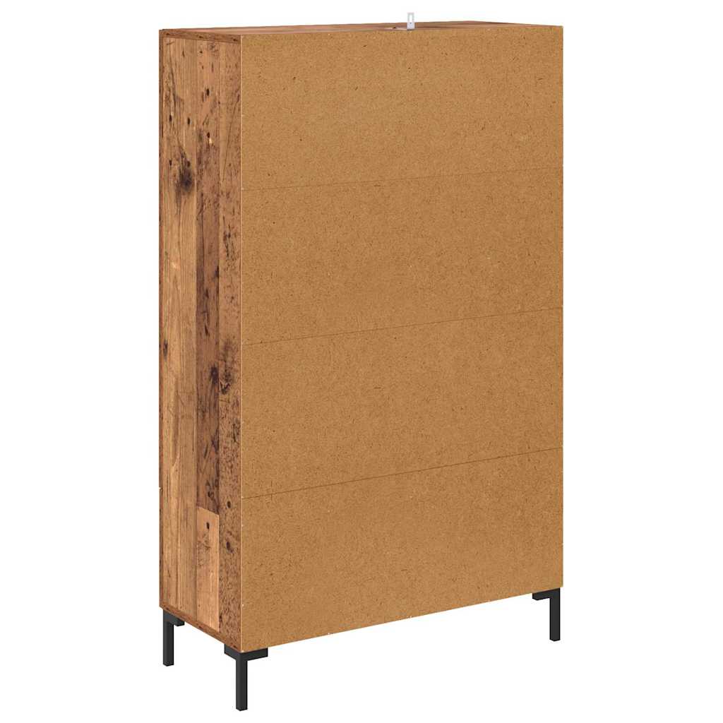 vidaXL Highboard Old Wood 69.5 x 31 x 115 cm Engineered Wood