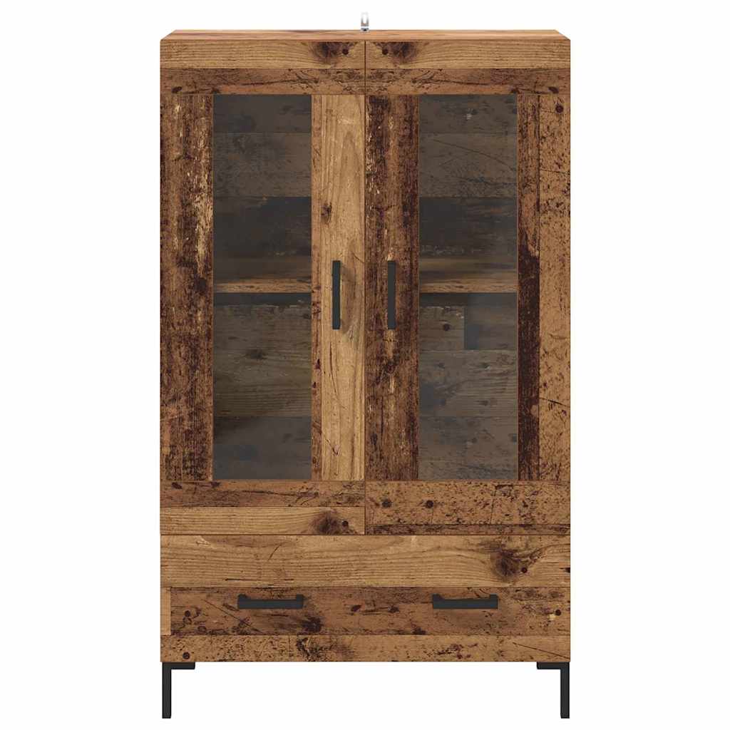 vidaXL Highboard Old Wood 69.5 x 31 x 115 cm Engineered Wood