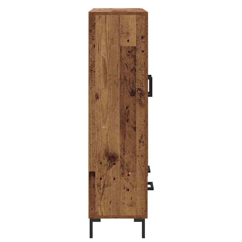 vidaXL Highboard Old Wood 69.5 x 31 x 115 cm Engineered Wood