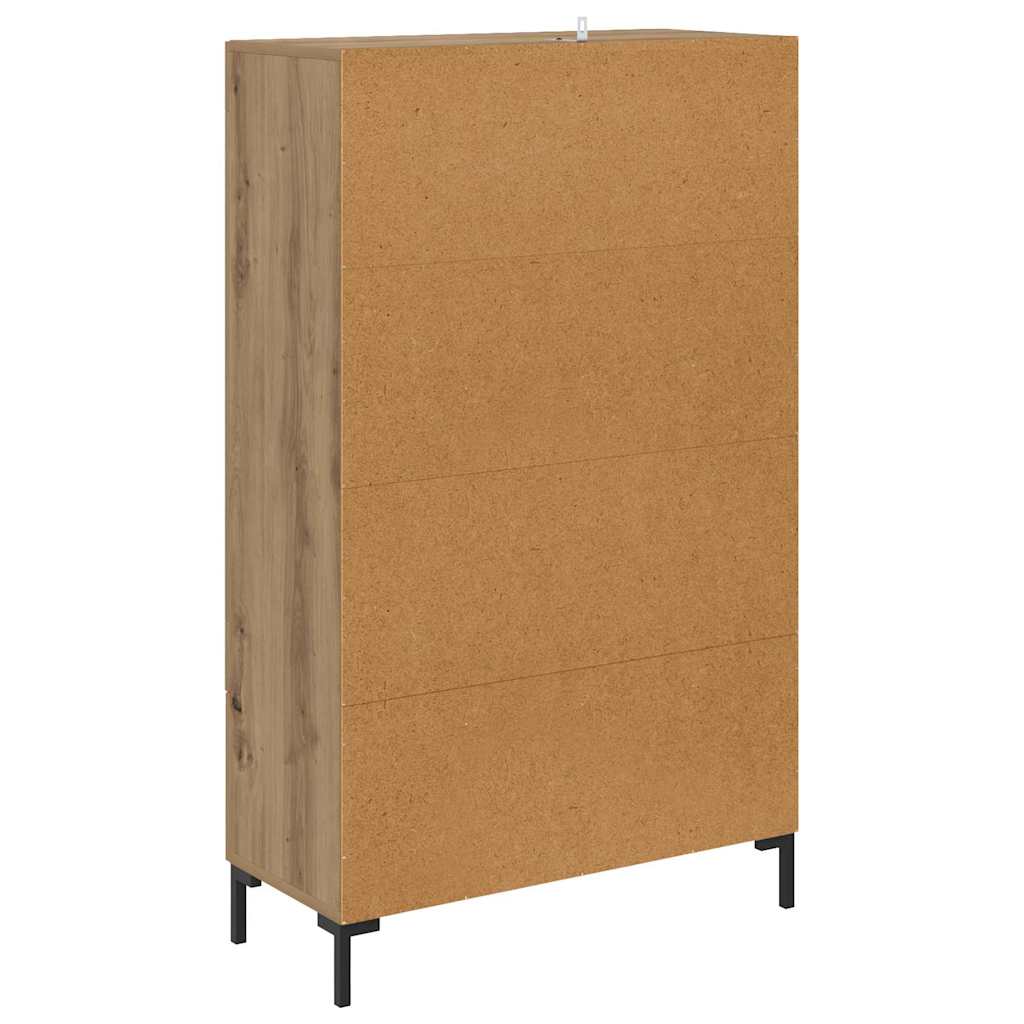 vidaXL Highboard Artisan Oak 69.5 x 31 x 115 cm Engineered Wood