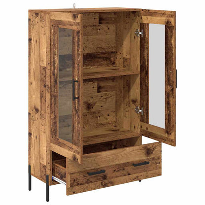 vidaXL Highboard Corona Old Wood 69.5 x 31 x 115 cm Engineered Wood