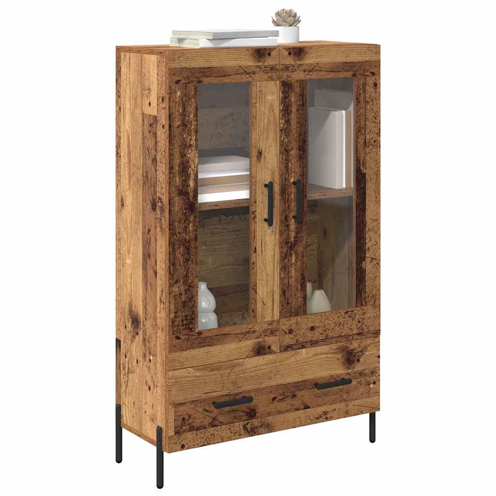 vidaXL Highboard Corona Old Wood 69.5 x 31 x 115 cm Engineered Wood