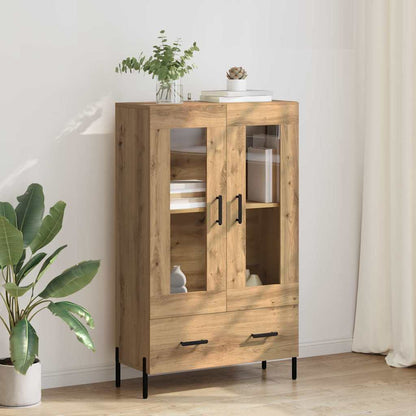 vidaXL Highboard CORONA Artisan Oak 69.5 x 31 x 115 cm Engineered Wood