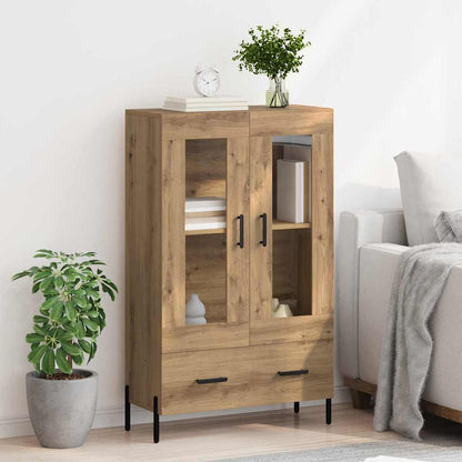 vidaXL Highboard CORONA Artisan Oak 69.5 x 31 x 115 cm Engineered Wood
