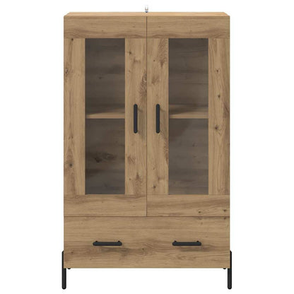 vidaXL Highboard CORONA Artisan Oak 69.5 x 31 x 115 cm Engineered Wood