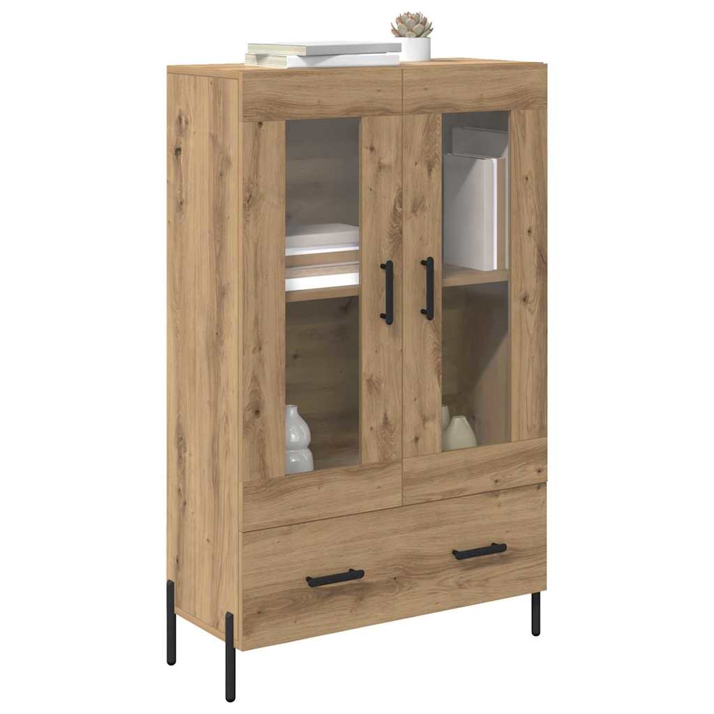 vidaXL Highboard CORONA Artisan Oak 69.5 x 31 x 115 cm Engineered Wood