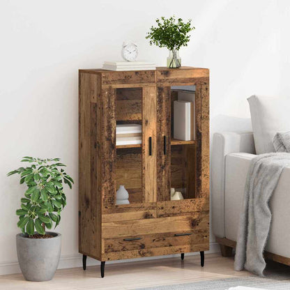 vidaXL Highboard Old Wood 69.5 x 31 x 115 cm Engineered Wood