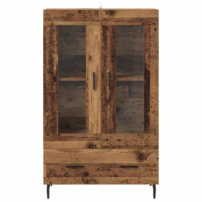 vidaXL Highboard Old Wood 69.5 x 31 x 115 cm Engineered Wood