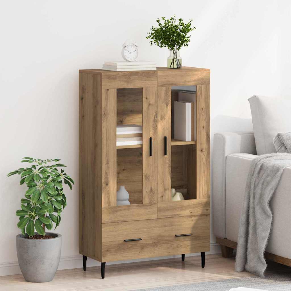 vidaXL Highboard Artisan Oak 69.5 x 31 x 115 cm Engineered Wood