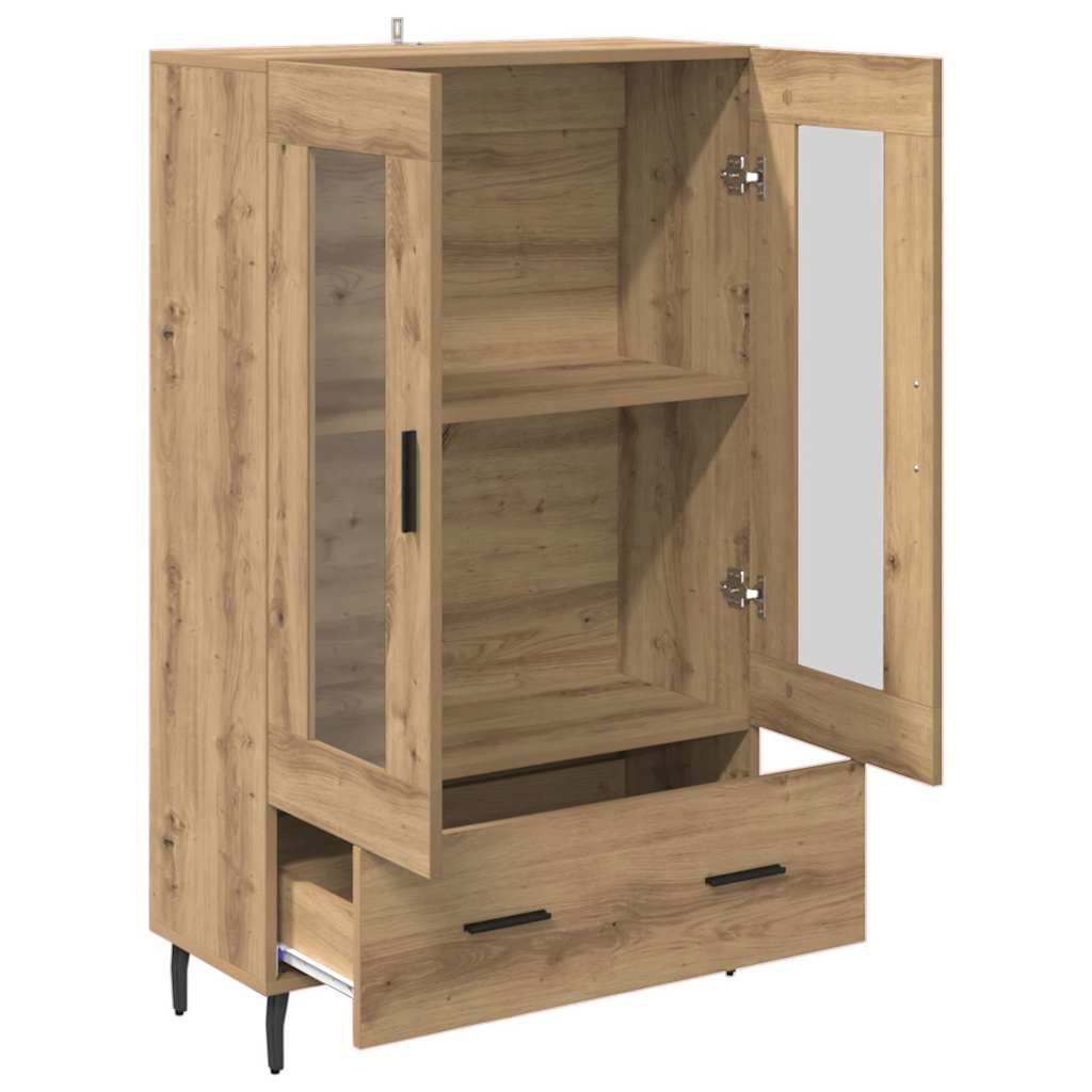 vidaXL Highboard Artisan Oak 69.5 x 31 x 115 cm Engineered Wood