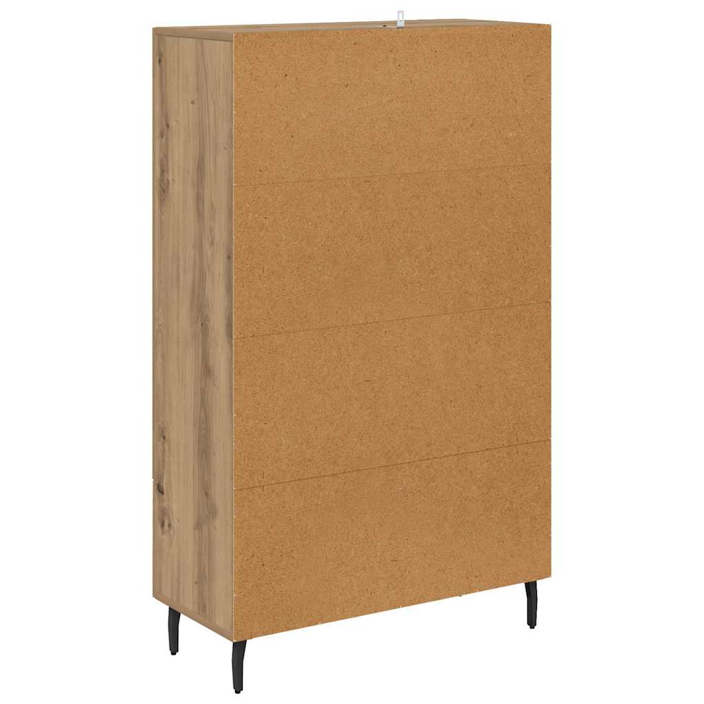 vidaXL Highboard Artisan Oak 69.5 x 31 x 115 cm Engineered Wood
