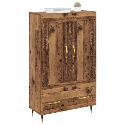 vidaXL Highboard Old Wood 69.5 x 31 x 115 cm Engineered Wood