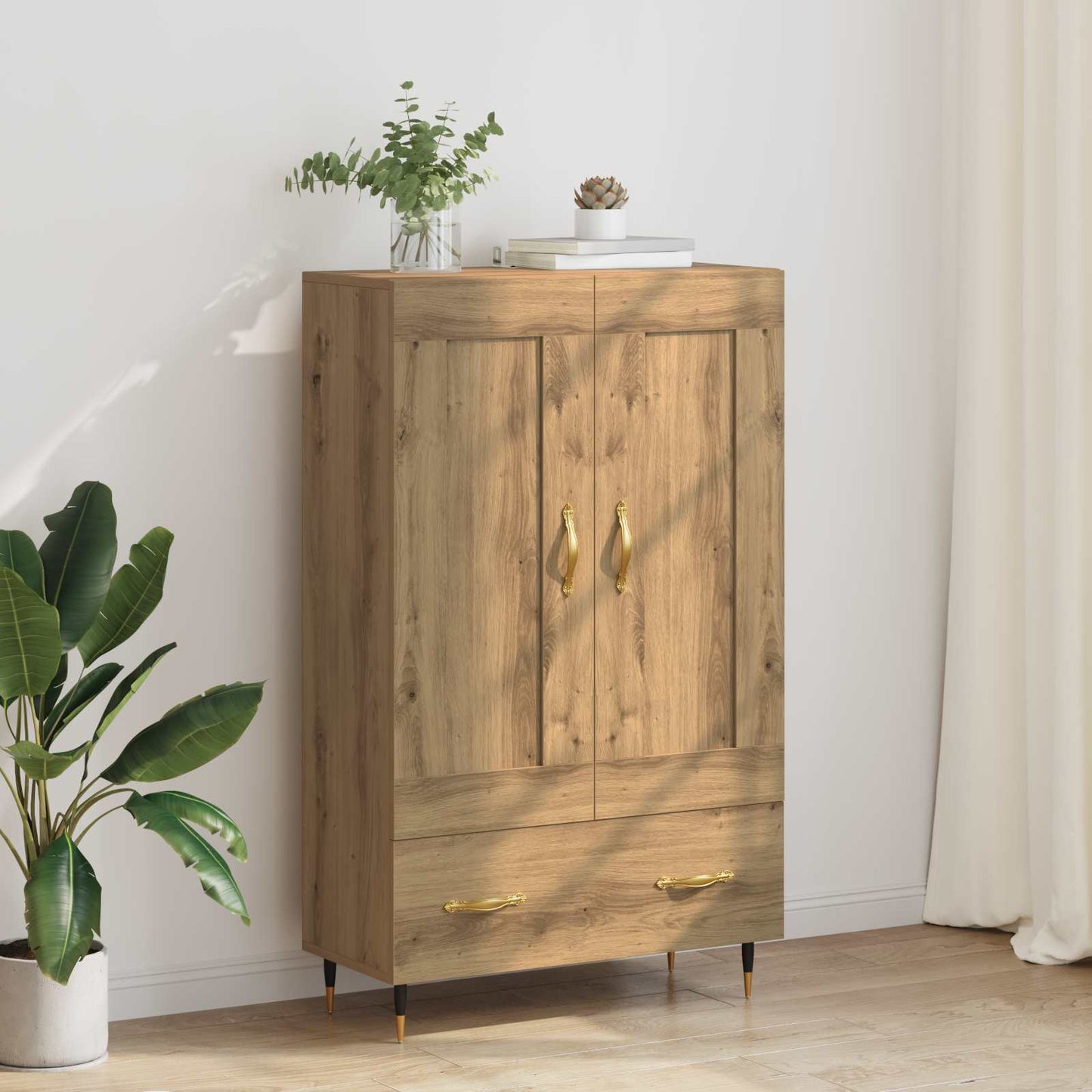 vidaXL Highboard Artisan Oak 69.5 x 31 x 115 cm Engineered Wood