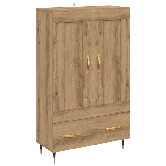 vidaXL Highboard Artisan Oak 69.5 x 31 x 115 cm Engineered Wood