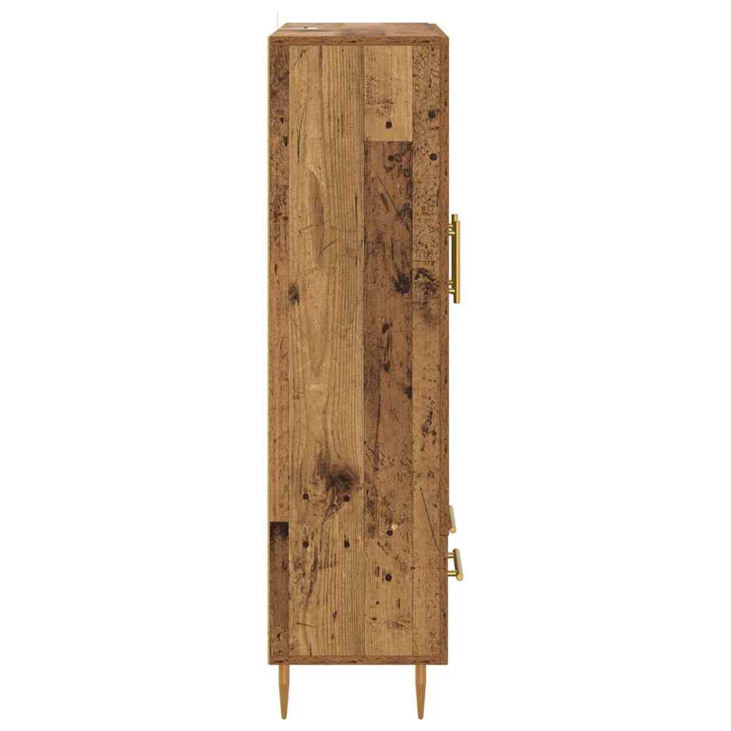 vidaXL Highboard Old Wood 69.5 x 31 x 115 cm Engineered Wood