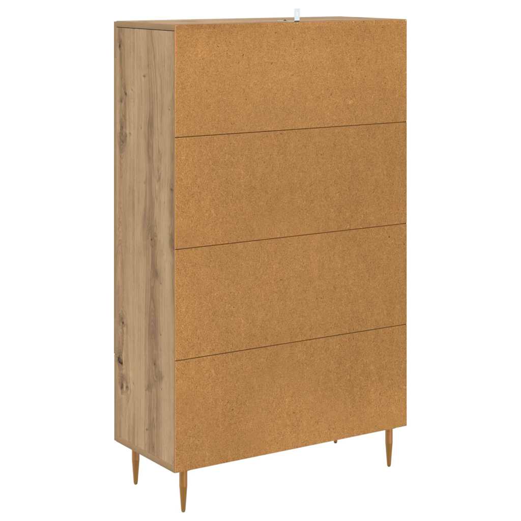 vidaXL Highboard Artisan Oak 69.5 x 31 x 115 cm Engineered Wood