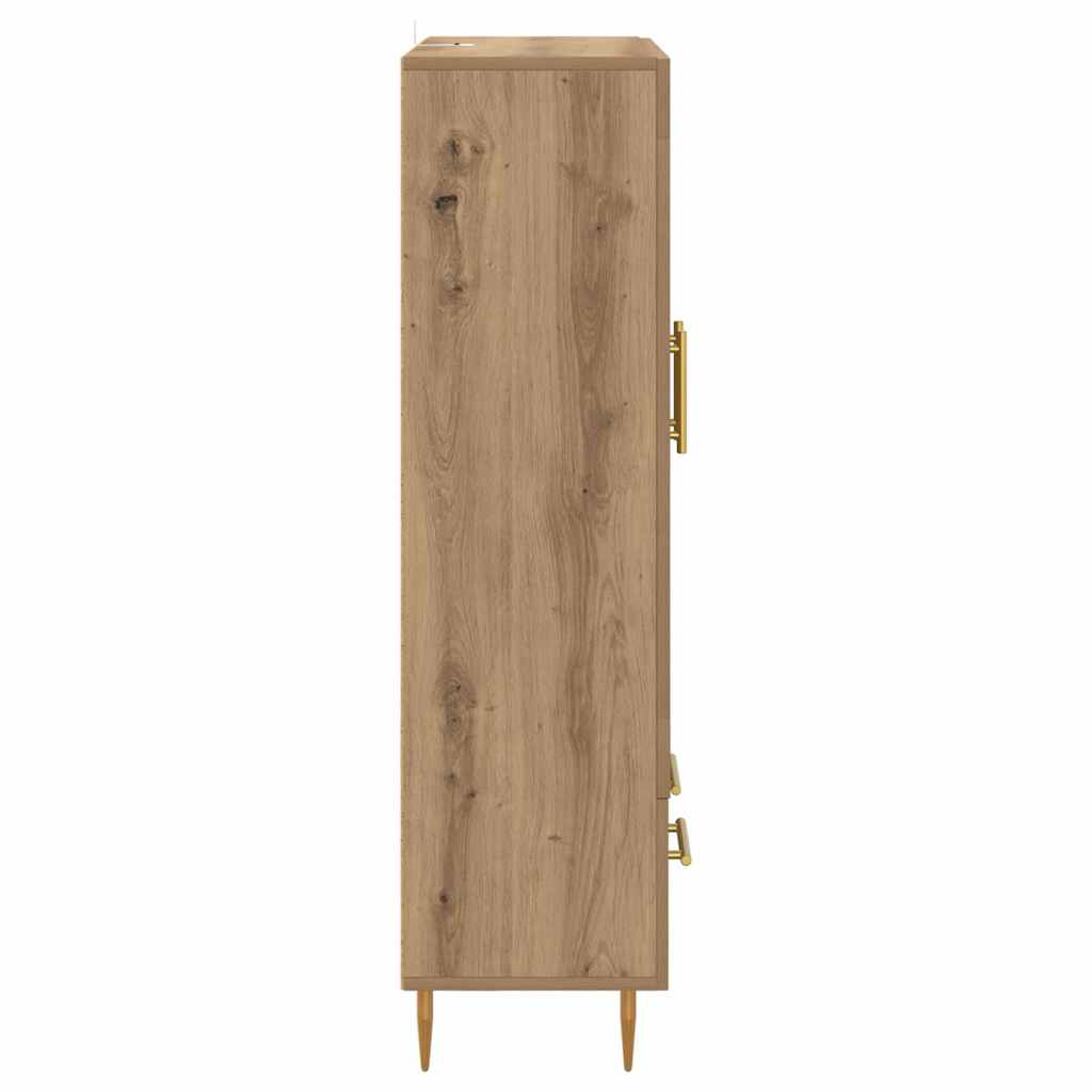vidaXL Highboard Artisan Oak 69.5 x 31 x 115 cm Engineered Wood