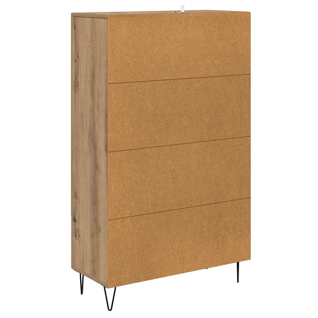 vidaXL Highboard Artisan Oak 69.5 x 31 x 115 cm Engineered Wood