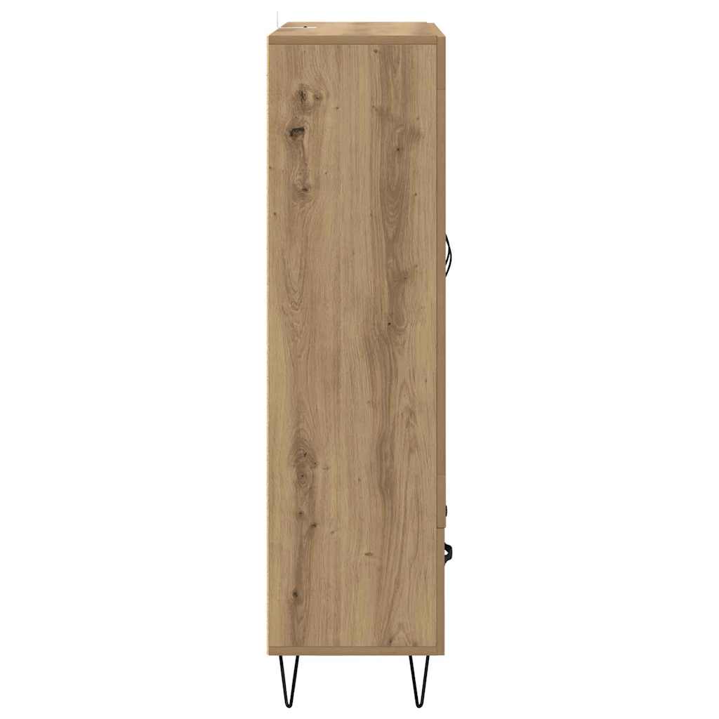 vidaXL Highboard Artisan Oak 69.5 x 31 x 115 cm Engineered Wood
