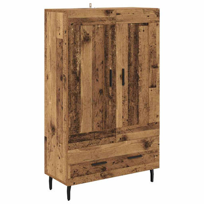 vidaXL Highboard Old Wood 69.5 x 31 x 115 cm Engineered Wood