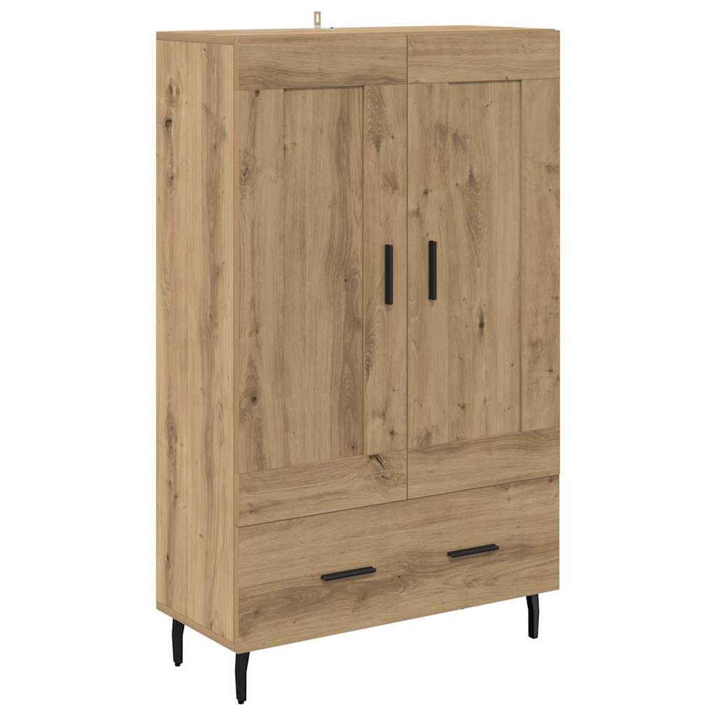 vidaXL Highboard Artisan Oak 69.5 x 31 x 115 cm Engineered Wood