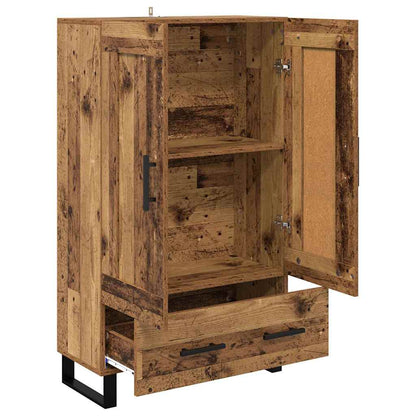 vidaXL Highboard Old Wood 69.5 x 31 x 115 cm Engineered Wood