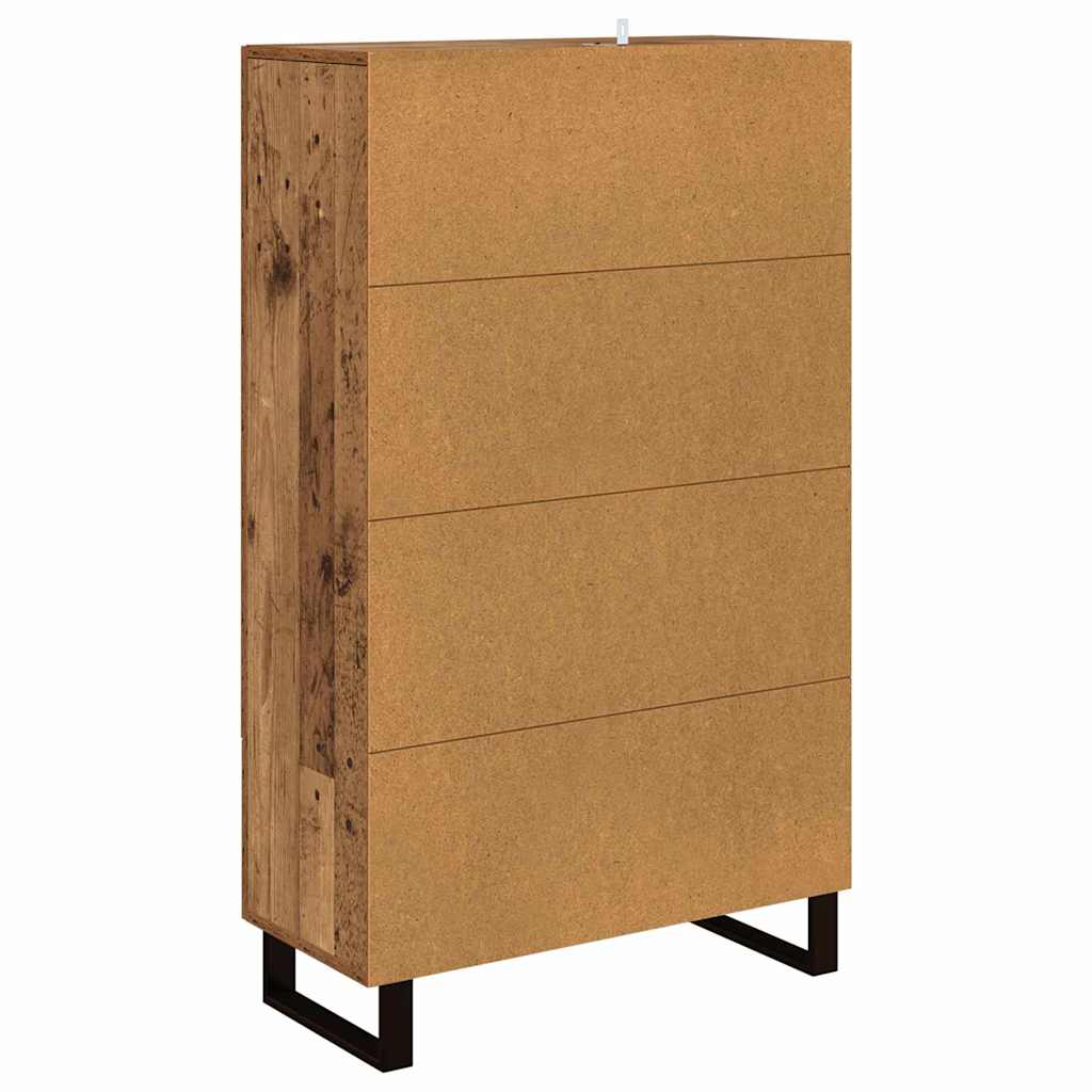 vidaXL Highboard Old Wood 69.5 x 31 x 115 cm Engineered Wood