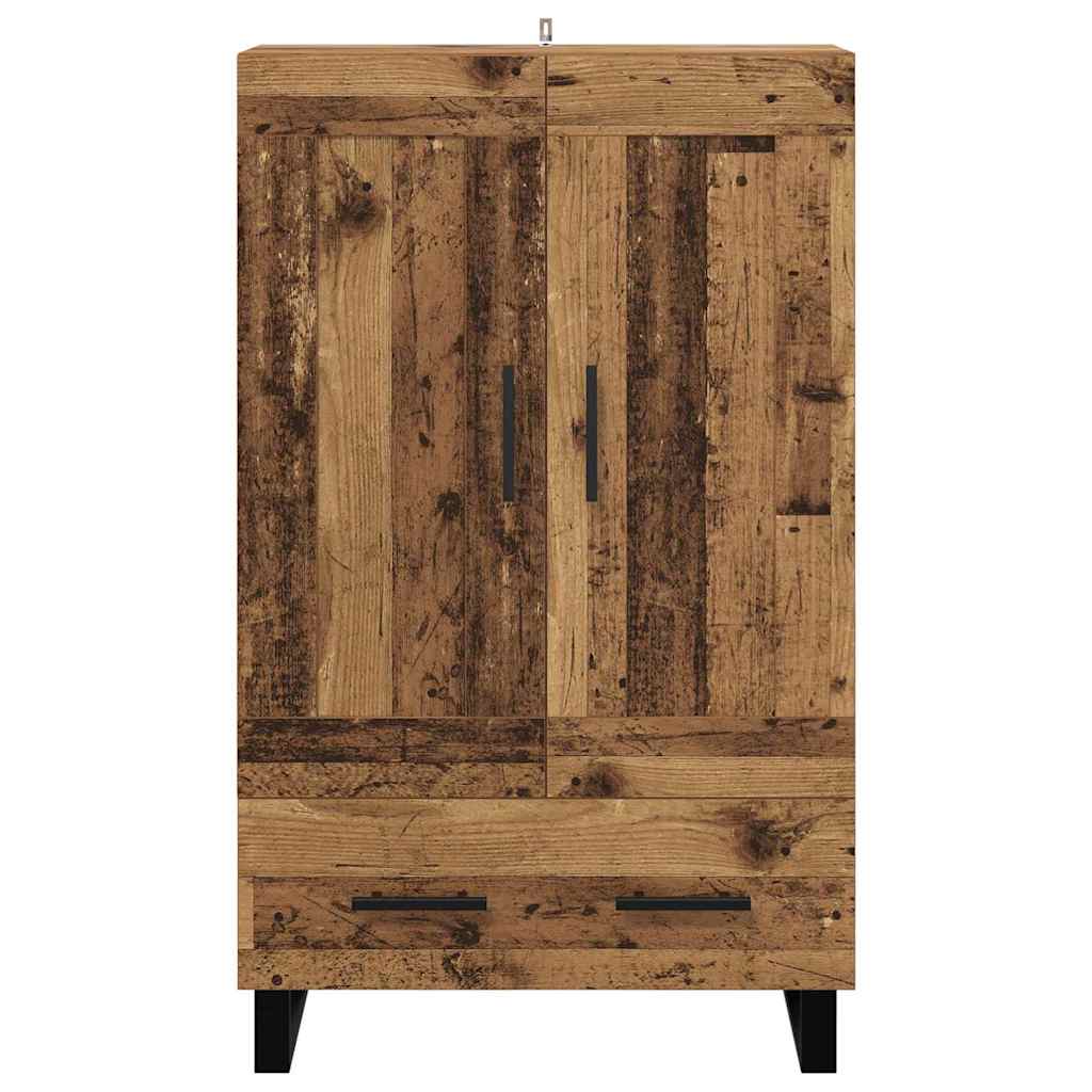 vidaXL Highboard Old Wood 69.5 x 31 x 115 cm Engineered Wood
