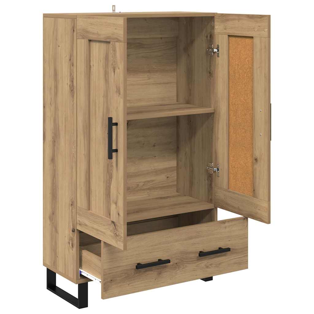 vidaXL Highboard Artisan Oak 69.5 x 31 x 115 cm Engineered Wood