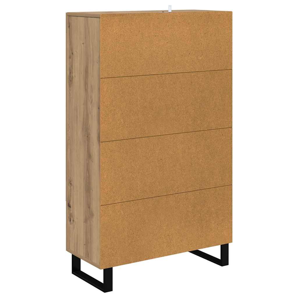 vidaXL Highboard Artisan Oak 69.5 x 31 x 115 cm Engineered Wood