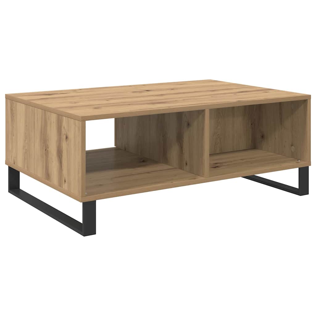 vidaXL Coffee Table Artisan Oak 90 x 60 x 35 cm Engineered Wood