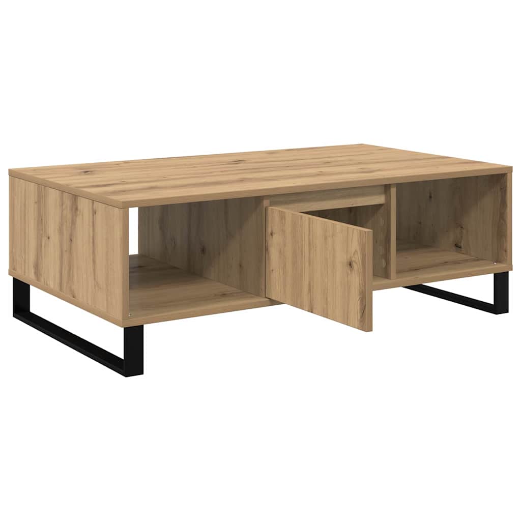 vidaXL Coffee Table Artisan Oak 104 x 60 x 35 cm Engineered Wood