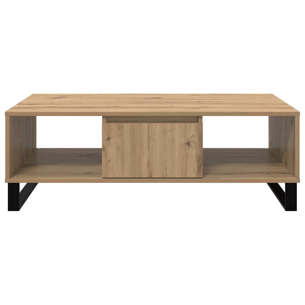 vidaXL Coffee Table Artisan Oak 104 x 60 x 35 cm Engineered Wood
