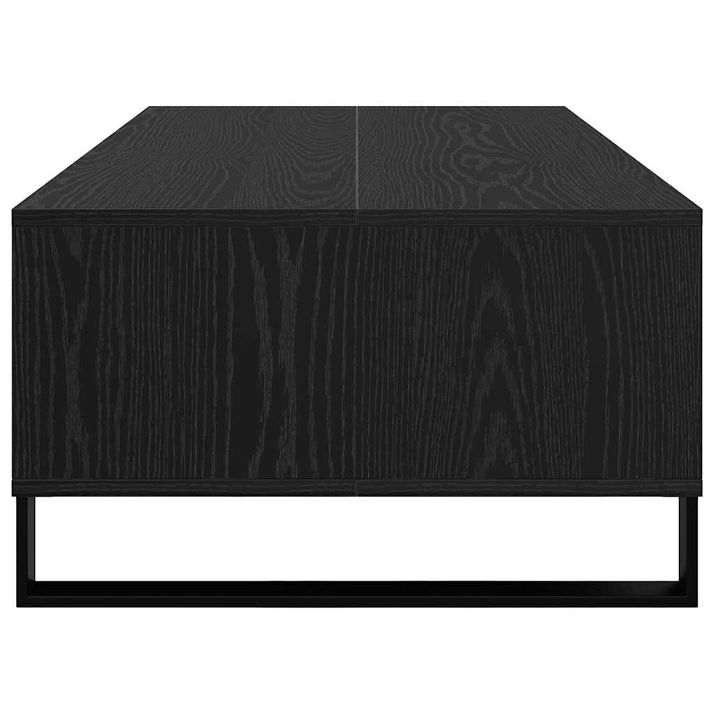 vidaXL Coffee Table Black Oak 104 x 60 x 35 cm Engineered Wood