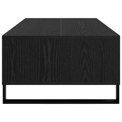 vidaXL Coffee Table Black Oak 104 x 60 x 35 cm Engineered Wood