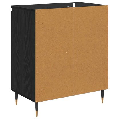 vidaXL Sideboard Black Oak 60 x 35 x 70 cm Engineered Wood