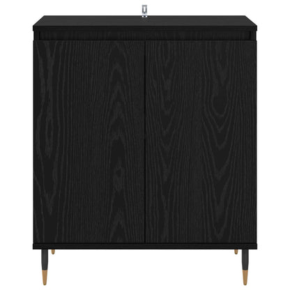 vidaXL Sideboard Black Oak 60 x 35 x 70 cm Engineered Wood