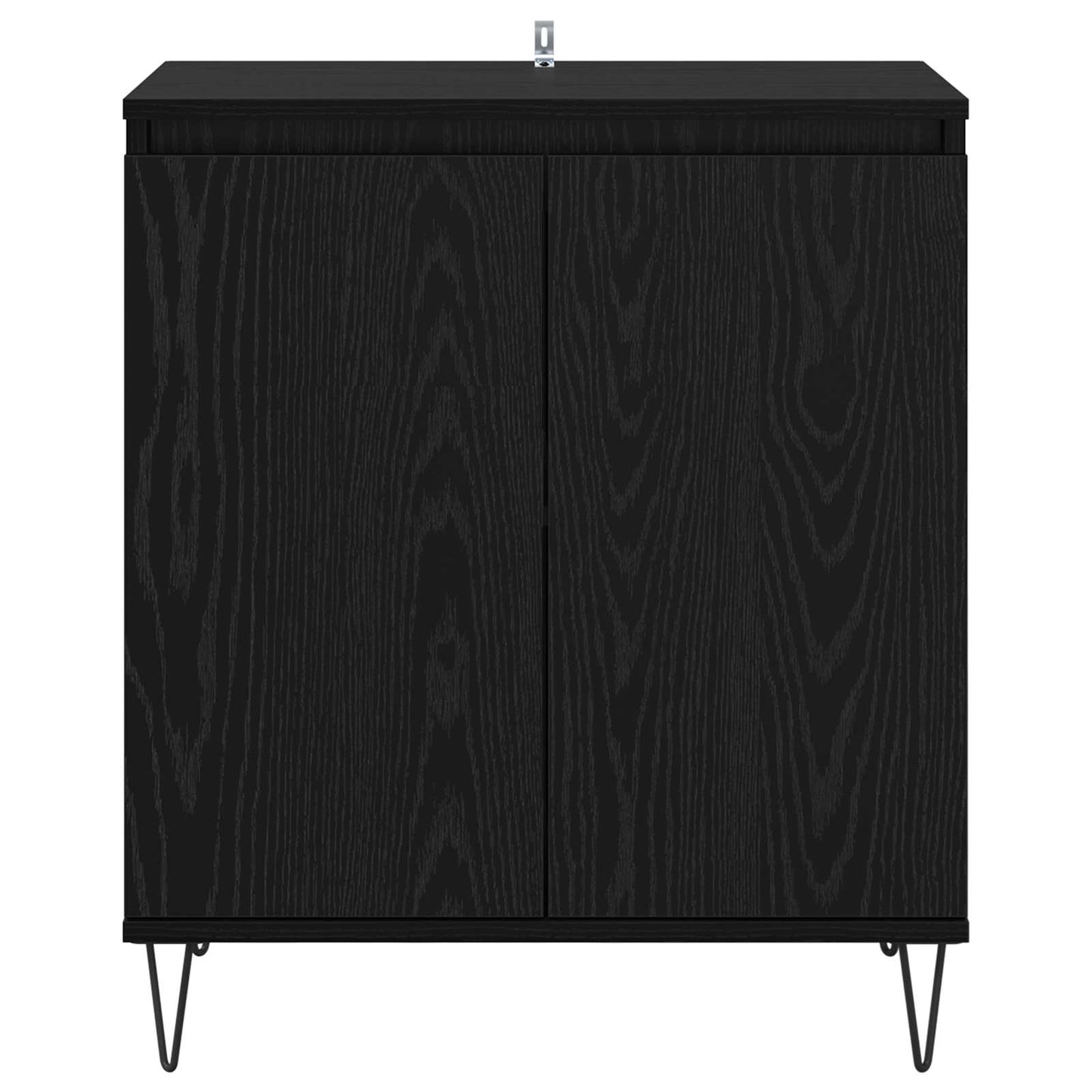 vidaXL Sideboard Black Oak 60 x 35 x 70 cm Engineered Wood