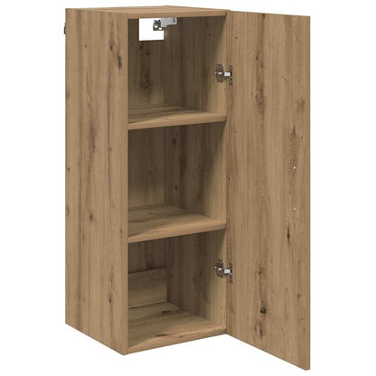 vidaXL Wall Mounted Cabinet Artisan Oak 34.5 x 34 x 90 cm