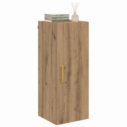 vidaXL Wall Mounted Cabinet Artisan Oak 34.5 x 34 x 90 cm