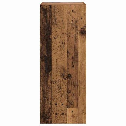 vidaXL Wall Mounted Cabinet Old Wood 34.5 x 34 x 90 cm Engineered Wood