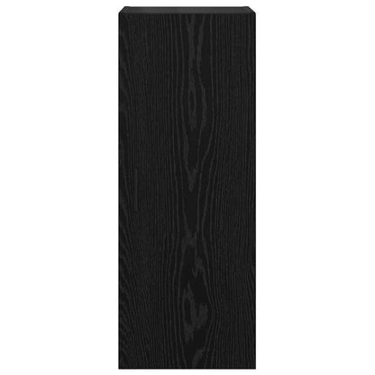 vidaXL Wall Mounted Cabinet Black Oak 34.5 x 34 x 90 cm
