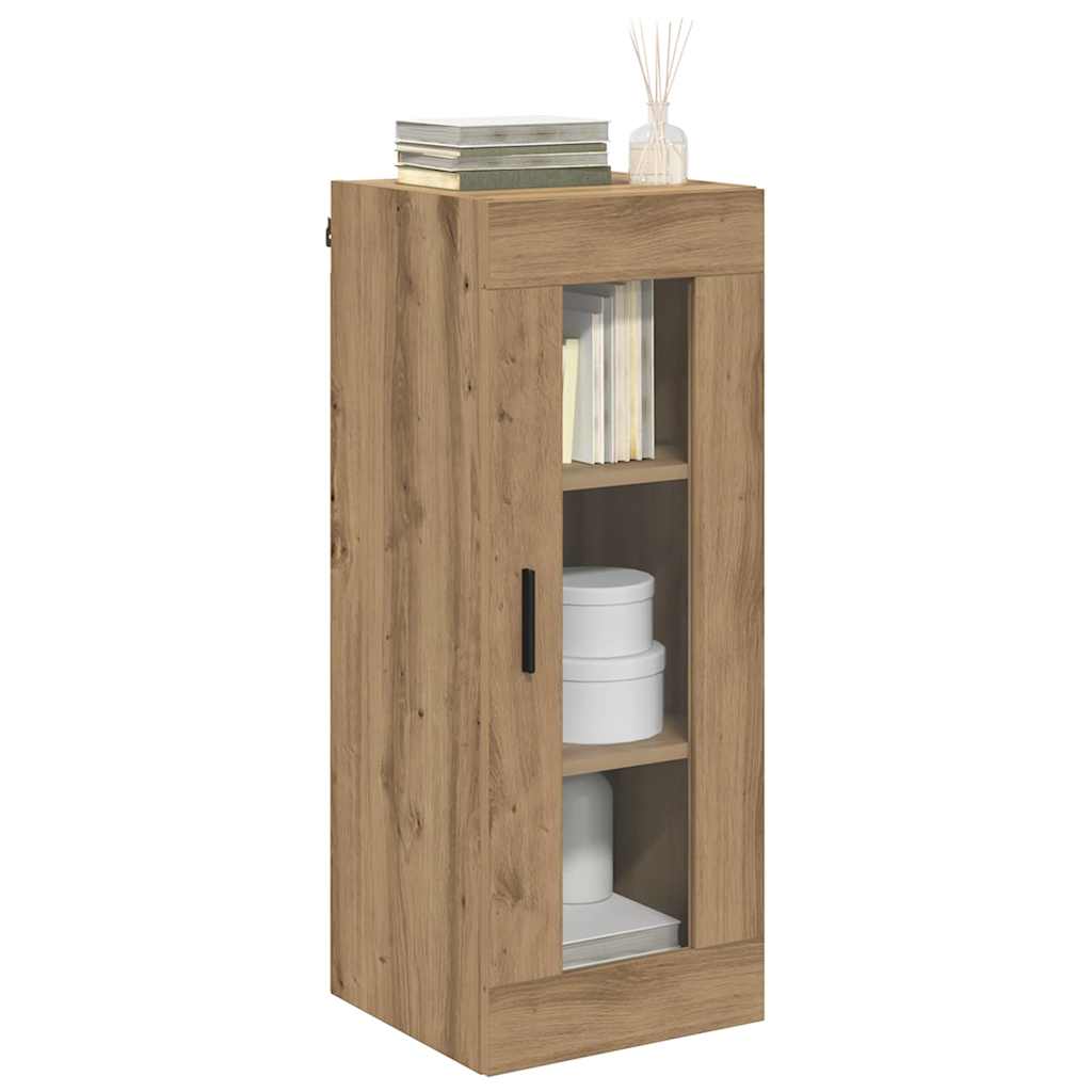 vidaXL Wall Mounted Cabinet Artisan Oak 34.5 x 34 x 90 cm