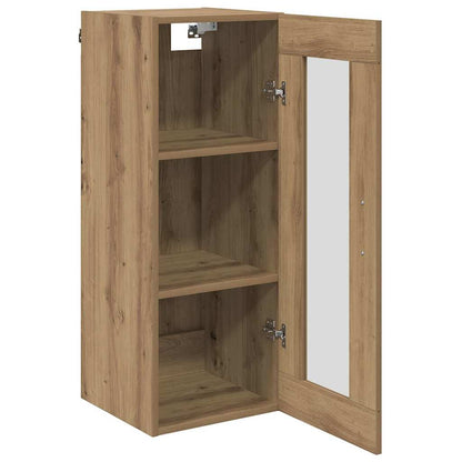 vidaXL Wall Mounted Cabinet Artisan Oak 34.5 x 34 x 90 cm