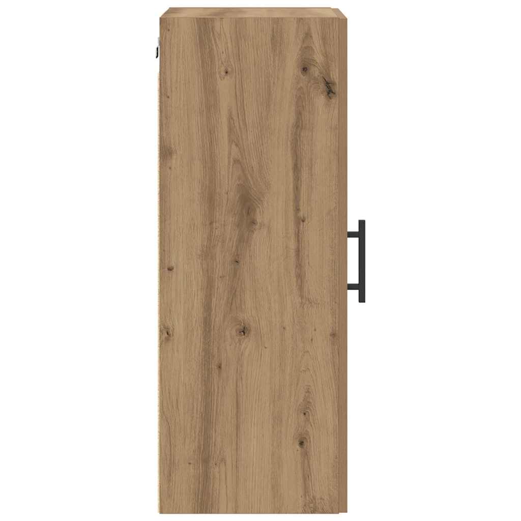 vidaXL Wall Mounted Cabinet Artisan Oak 34.5 x 34 x 90 cm