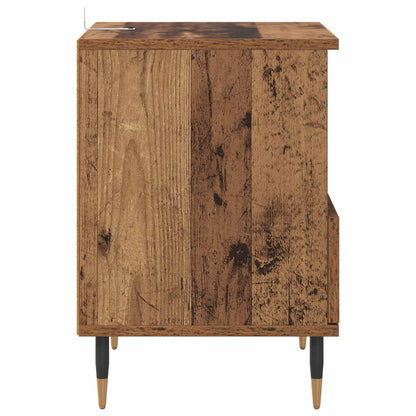 vidaXL Bedside Cabinet Old Wood 40 x 35 x 50 cm Engineered Wood