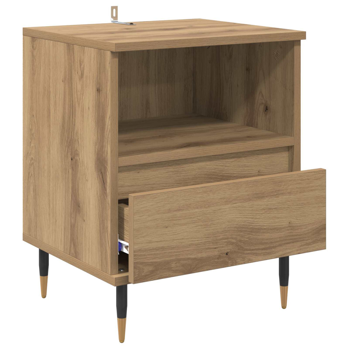 vidaXL Bedside Cabinet 2 pcs Artisan Oak 40 x 35 x 50 cm