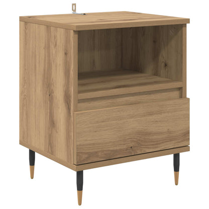 vidaXL Bedside Cabinet 2 pcs Artisan Oak 40 x 35 x 50 cm