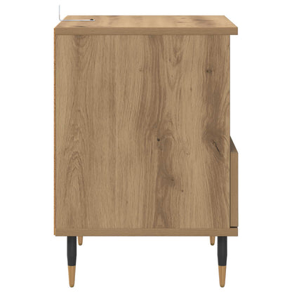 vidaXL Bedside Cabinet 2 pcs Artisan Oak 40 x 35 x 50 cm
